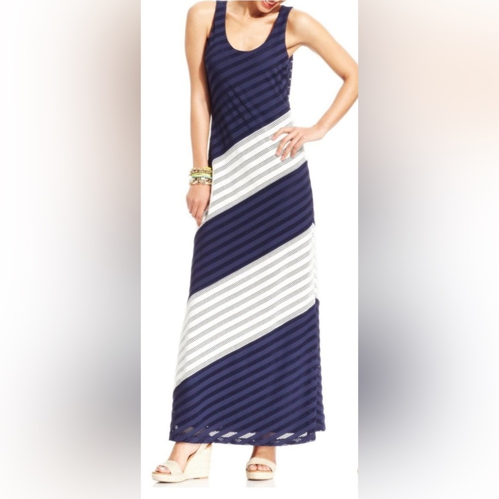 Beige by eci Navy Dress